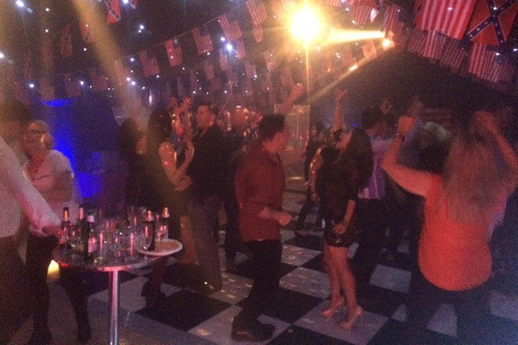 Black and White Dancefloor